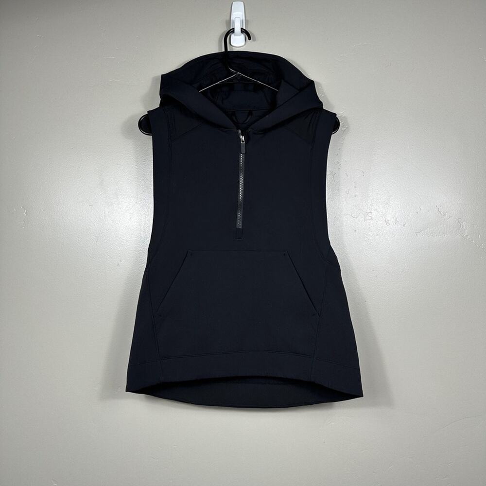 Lululemon Re-Form Vest Black Jacket Size 4 - Picture 1 of 8
